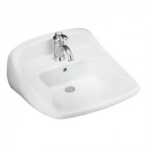 Worthington Wall-Mounted Bathroom Sink in White
