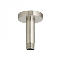 Ceiling Mount 3 in. Shower Arm and Escutcheon, Satin Nickel