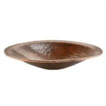 Oval Hand Forged Old World Copper Vessel Sink in Oil Rubbed Bronze