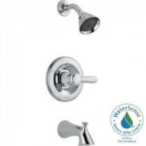 Lahara 1-Handle Tub and Shower Faucet Trim Kit Only in Chrome (Valve Not Included)