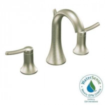 Fina 8 in. Widespread 2-Handle Mid-Arc Bathroom Faucet Trim Kit in Brushed Nickel (Valve Sold Separately)
