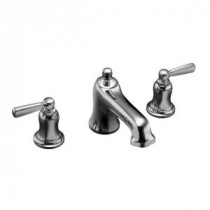 Bancroft 8 in 2-Handle Low Arc Bath Faucet Trim Only in Polished Chrome (Valve Not Included)