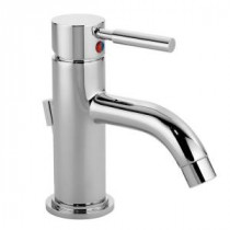Sereno Single Hole 1-Handle Mid-Arc Bathroom Faucet in Chrome (Valve Not Included)