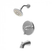Brenna Single-Handle 5-Spray Tub and Shower Faucet in Chrome