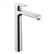 Metris Single Hole 1-Handle High-Arc Bathroom Faucet in Chrome