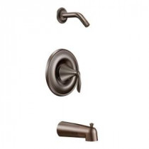 Eva 1-Handle PosiTemp Tub and Shower Trim Kit in Oil Rubbed Bronze (Valve Sold Separately)