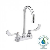 Monterrey 4 in. Centerset 2-Handle High-Arc Bathroom Faucet in Chrome with Pop-Up Drain Rod