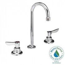 Monterrey 8 in. Widespread 2-Handle Bathroom Faucet in Polished Chrome with Grid Drain