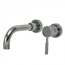 Wall-Mount 1-Handle Vessel Bathroom Faucet in Polished Chrome