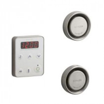 Fast Response Wall-Mount Steam Bath Generator Control Kit in Vibrant Brushed Nickel