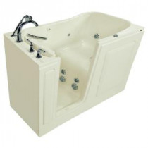 Exclusive Series 60 in. x 30 in. Walk-In Whirlpool Tub with Quick Drain in Linen