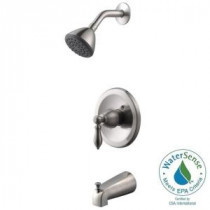 Hathaway Single-Handle 1-Spray Tub and Shower Faucet in Satin Nickel