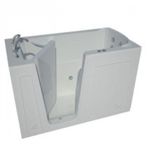 5 ft. Left Drain Walk-In Whirlpool Bath Tub in White