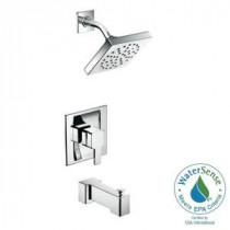 90-Degree Posi-Temp Single-Handle 1-Spray Tub and Shower Faucet Trim Kit in Chrome (Valve Sold Separately)