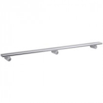 Choreograph 36 in. Shower Barre in Bright Polished Silver