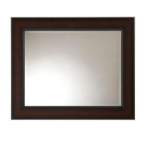 Maracaibo 36 in. x 30 in. Coppered Bronze Framed Wall Mirror