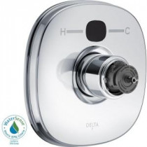 Temp2O Contemporary Valve Trim Kit in Chrome (Valve and Handles Not Included)