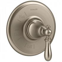 Artifacts 1-Handle Rite-Temp Pressure Balancing Valve Trim Kit in Vibrant Brushed Bronze (Valve Not Included)