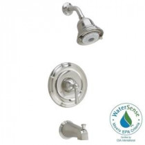 Portsmouth 1-Handle Tub and Shower Faucet Trim Kit in Satin Nickel (Valve Sold Separately)