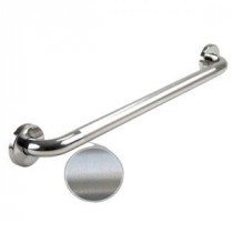 Premium Series 36 in. x 1.25 in. Grab Bar in Polished Peened Stainless Steel (39 in. Overall Length)