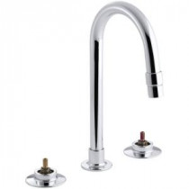 Triton 8 in. Widespread 2-Handle Bathroom Faucet in Polished Chrome