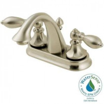 Catalina 4 in. Centerset 2-Handle High-Arc Bathroom Faucet in Brushed Nickel