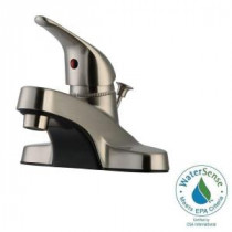 Middleton 4 in. Centerset 1-Handle Bathroom Faucet in Satin Nickel