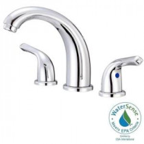 Melrose 8 in. Widespread 2-Handle Mid-Arc Bathroom Faucet in Chrome (DISCONTINUE)