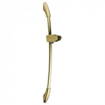 28 in. Adjustable Wall Bar in Polished Brass