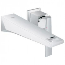 Allure Brilliant Double Hole Wall-Mount Single-Handle Vessel Bathroom Faucet in StarLight Chrome
