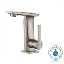 Novus Single Hole Single-Handle Low-Arc Bathroom Faucet in Brushed Nickel