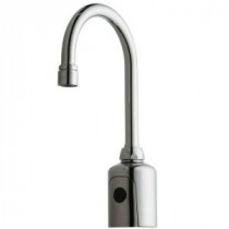 HyTr83 DC-Powered Single Hole Touchless Bathroom Faucet in Chrome