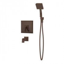 Oxford 1-Handle 1-Spray Tub and Shower Faucet with Hand Shower in Oil Rubbed Bronze