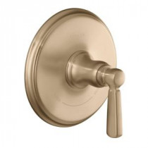 Bancroft 1-Handle Thermostatic Valve Trim Kit in Vibrant Brushed Bronze (Valve Not Included)