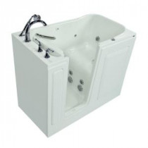 Exclusive Series 48 in. x 28 in. Walk-In Whirlpool Tub with Quick Drain in White