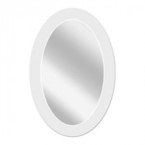 24 in. x 36 in. Large Frosted Oval Mirror