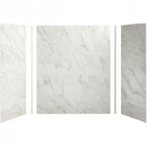 Choreograph 60in. X 32 in. x 72 in. 5-Piece Bath/Shower Wall Surround in CrossCut Dune for 72 in. Bath/Showers