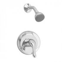 Colony Soft 1-Handle Shower Faucet Trim Kit Only in Satin Nickel (Valve Sold Separately)