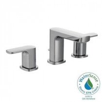 Rizon 8 in. Widespread 2-Handle Bathroom Faucet Trim Kit in Chrome (Valve Not Included)