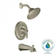 Rothbury Posi-Temp Single-Handle 1-Spray Tub and Shower Faucet Trim Kit in Brushed Nickel (Valve Sold Separately)
