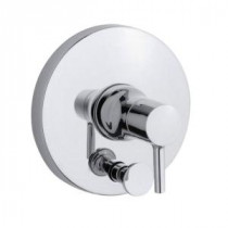 Toobi Rite-Temp 1-Handle Valve Trim Kit with Diverter in Polished Chrome (Valve Not Included)