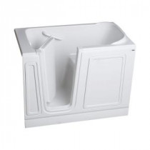 Acrylic Standard Series 51 in. x 26 in. Walk-In Soaking Tub in White