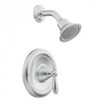Brantford Posi-Temp 1-Handle Shower Faucet Trim Kit in Chrome (Valve Sold Separately)