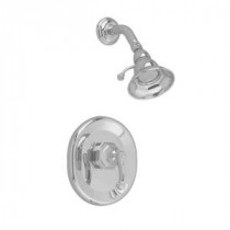 Dazzle 1-Handle 3-Function Shower Faucet Trim Kit in Satin Nickel (Valve Not Included)