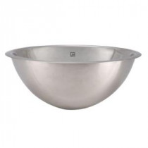 Simply Stainless Drop-in Round Bathroom Sink in Polished Stainless-Steel