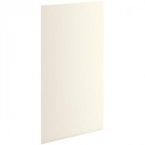 Choreograph 0.3125 in. x 32 in. x 72 in. 1-Piece Bath/Shower Wall Panel in Biscuit for 72 in. Bath/Showers