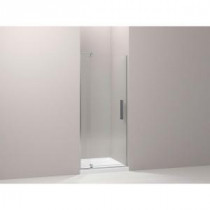 Revel 31-1/8 in. W x 70 in. H Pivot Shower Door in Bright Polished Silver