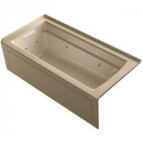 Archer 5-1/2 ft. Whirlpool Tub in Mexican Sand