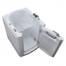 3.2 ft. Right Door Walk-In Air Bath Tub in White