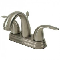 Vantage Collection 4 in. Centerset 2-Handle Bathroom Faucet with Pop-Up Drain in Brushed Nickel